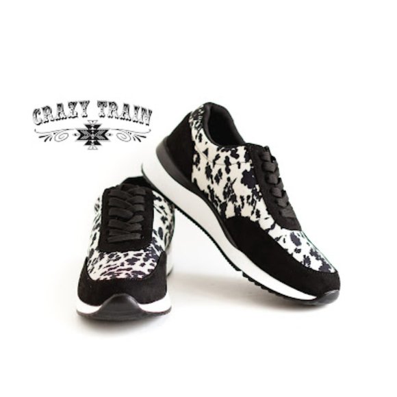 Crazy Train Shoes - WACKY WESTERN KICKS ** COWHIDE